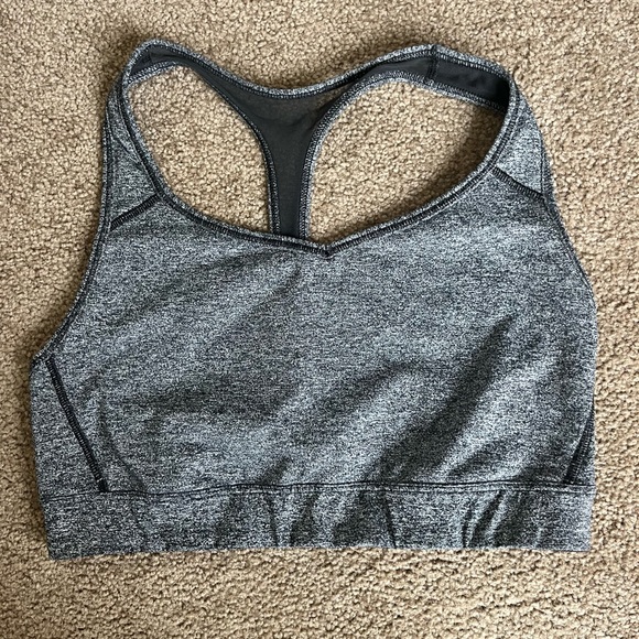 VSX Gray Racerback Sports Bra - Picture 1 of 4